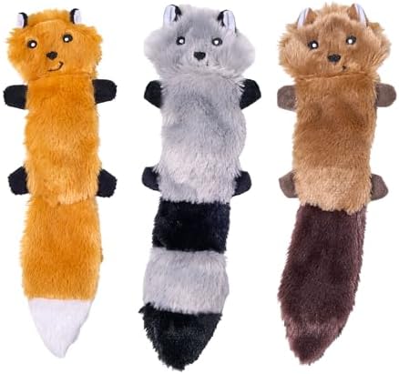 ZippyPaws Skinny Peltz No Stuffing Dog Toy Pack to Keep Them Busy - 11"