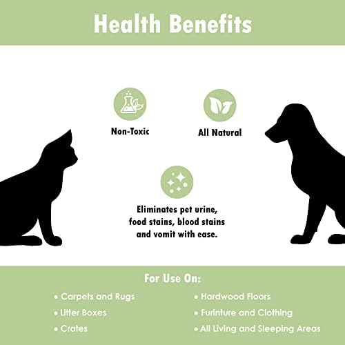 Ultra Enzyme Formula Stain & Odor Remover Spray, Carpets & Rugs, Hardwood, Furniture, Crates & Litter Boxed, Non-Toxic, Urine Destroyer, 22 oz