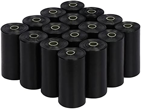 Dog Poop Bags, Dog Waste Bags [Extra Thick][Leak-Proof] Eco-Friendly 16 Rolls, 240 Bags Black