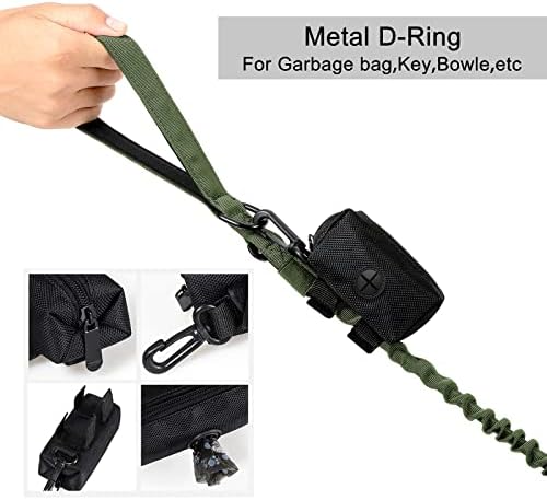 Tactical Dog Collar and Leash Set with Handle for Large Dogs