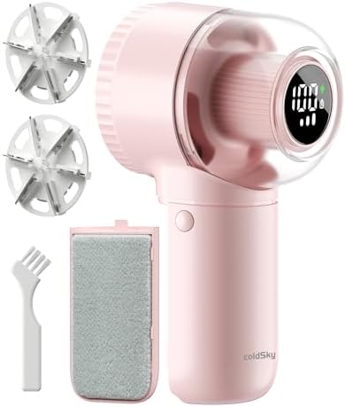 coldSky Fabric Shaver Large Lint Remover with Brush 2 in 1 Sweater Shaver