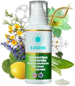 D-STATION PDRN Fresh Guard Spray Odor Neutralizer - Anti-Static, Deodorizing, Enhances Hydration, Itch Relief, Skin and Coat Nourishment, Low-Irritation, Suitable for Dogs and Cats. 6.76 Oz