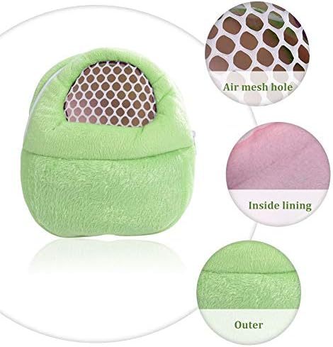 Portable Pet Carrier Bag, African Hedgehog Hamster Breathable Pet Carrier Handbags, Puppy Cat Travel Backpack (M, Green)