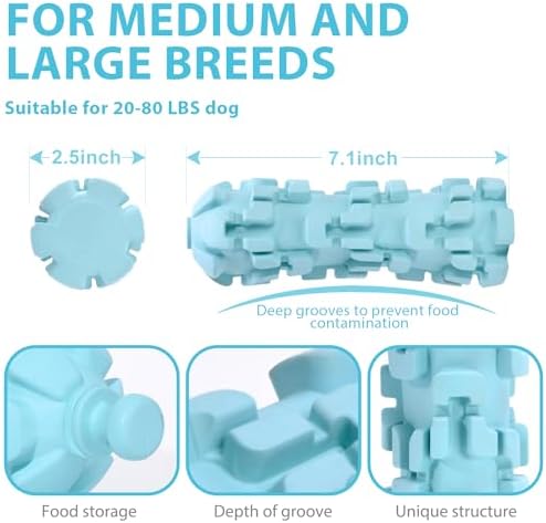 8 Hour Cooling Ice Lolly Dog Toys for Summer, Water & Milk Freezable Feeder