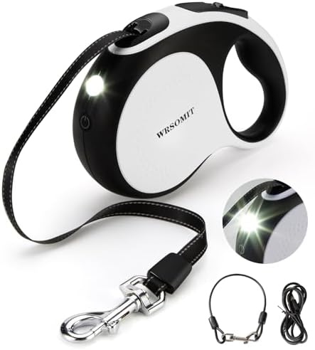 16Ft Retractable Dog Leash for Medium Large Dogs up to 110lbs