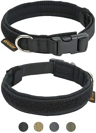EXCELLENT ELITE SPANKER Military Nylon Small Puppy Dog Collar with Padded