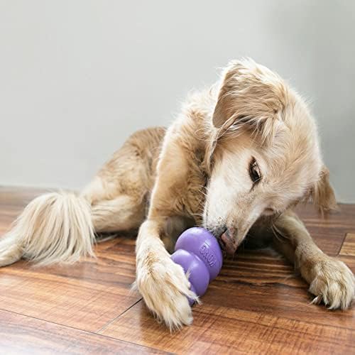 KONG Senior, Gentle Natural Rubber Stuffable Dog Toy, for Medium Dogs
