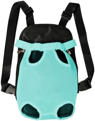 FEimaX Dog Carrier Backpack Pet Legs Out Front Cat Travel Bag, Adjustable Puppy Backpacks Carriers Hands-Free for Small Medium Dogs Cats Hiking Traveling Camping Daily Walking