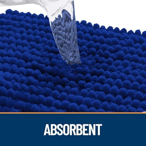 OLANLY Dog Door Mat for Muddy Paws 30x20, Extra Absorbent Chenille Mud Mat