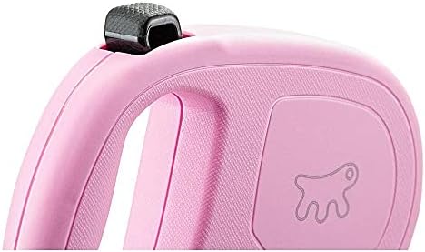 Ferplast Extendable Leash for Medium Dogs Flippy ONE Cord S, Retractable Cord 4,5 m, max 12 kg, Pink