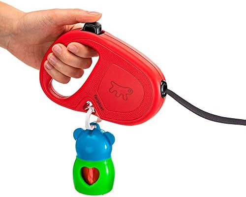 Retractable Leash for Medium Large Dogs Flippy ONE Tape M, 5 m extendable Tape, max 25 kg, Red
