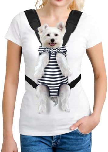YUDODO Pet Dog Carrier Backpack Adjustable Front Carrier for Small Dog Cat