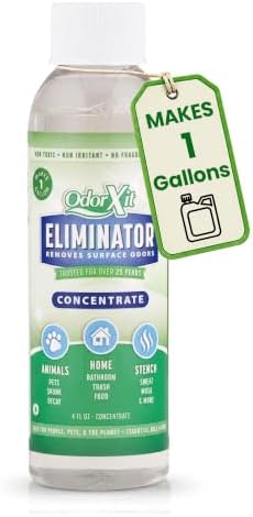 Concentrated Pet Urine Odor Eliminator, Ideal for Cat, Dog Poo and Urine Smell, Versatile & Natural Odor Neutralizer for Home and Outdoor Use, Deodorizer & Absorber, Concentrate, 4oz