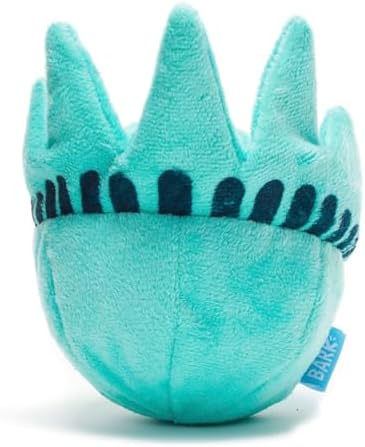 BarkBox Lady Liberty Ball 2-in-1 Interactive Plush Dog Toy