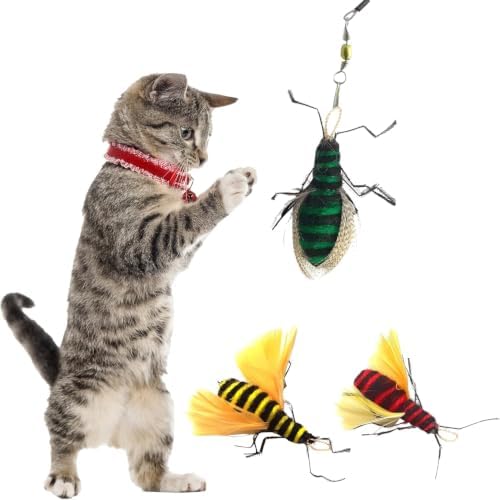 2 Inch Handmade Cat Toy Teaser Beetle