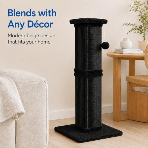 Cat Scratching Post for Indoor Cats, Sisal Cat Scratcherl, 32 Inch