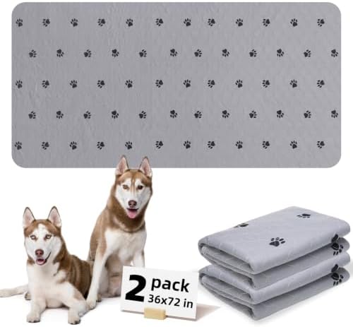 PUPTECK Washable Pee Pads for Dogs, Reusable Puppy Potty Training Mat