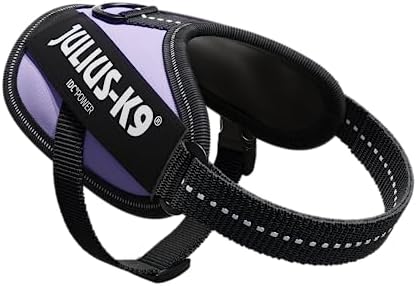 Julius-K9, 16IDC-PR-B2, IDC Powerharness, Dog Harness, Size: Baby 2, Purple