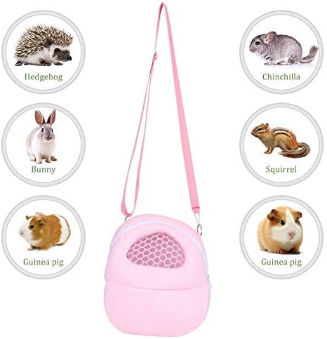 Pet Dog Carrier Bags,Portable African Hedgehog Hamster Breathable Bags,Handbags,Puppy Cat Travel Backpack(S Size:17x12cm/6.7x4.7inch)