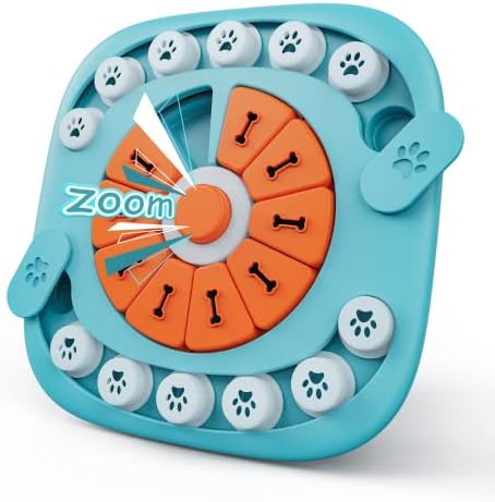 FOXMM Dog Puzzle Toys,Interactive Treat Puzzle Dog Toy for IQ Training