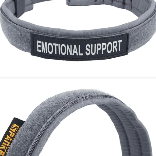 EXCELLENT ELITE SPANKER Tactical Nylon Padded Medium Dog Collar Adjustable