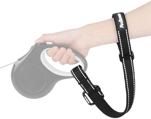 PetBonus Dog Leash Wrist Strap with Lockable Clip for Dog Retractable Leash