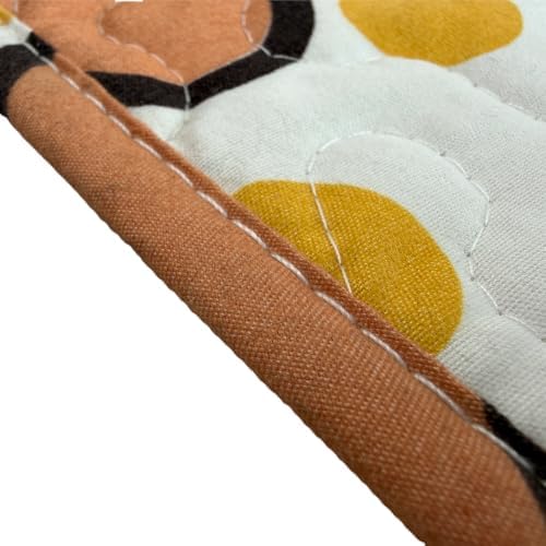 PJYuCien 36"x36" Reusable Playpen Training Pad for Puppies, Yellow