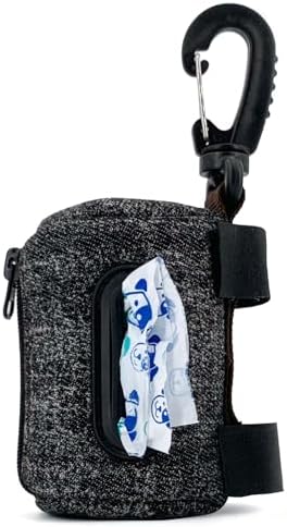 Dog Poop Bag Holder for Leashes doggie bag holder (Dark denim)