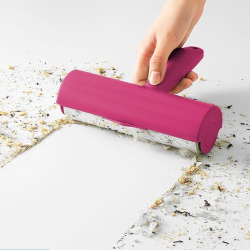 6.3 inch Large Lint Roller Refills Compatible with PetLovers BomDa YabeePet Fedicelly Large Lint Rollers for Pet Hair Extra Sticky 60 Sheets per Refill Pack of 5 Rolls 300 Sheets Total