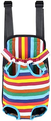 Dog Carrier Legs Out Front Pet Carrier Backpack Adjustable Puppy Cat Small Bag with Shoulder Strap and Sling for Traveling Hiking Camping Outdoor