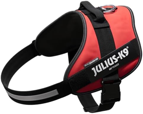 Julius-K9, 16IDC-R-4, IDC Powerharness, Dog Harness, Size: 4, Red
