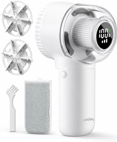 coldSky Fabric Shaver Large Lint Remover with Brush 2 in 1 Sweater Shaver