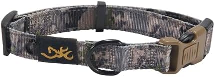 Browning Classic Webbing Camo Collar, Large, 1 x 18-28in Ovix Camo