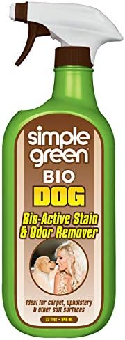 Bio Active Stain & Odor Remover for Pet & Carpet- Pet & People Safe - 32oz Spray