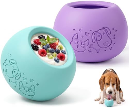 Slow Feeder Dog Lick Bowl, Freeze Dog Enrichment Toys, Lick Toy for Dogs