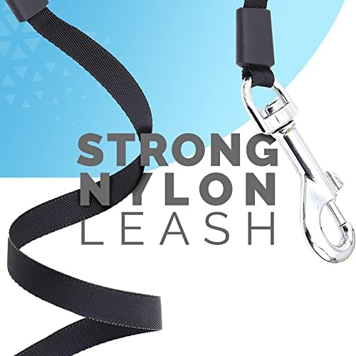 FurDreams Dog Lead - Retractable, Anti-Tangle Nylon Tape Leash Lock Button, Comfortable Handle, Multiple Sizes & Colours - 5m Extendable for Dogs Under Your Control! Heavy Duty Small Up to 15kg