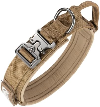 EXCELLENT ELITE SPANKER Tactical Nylon Dog Collar Military Metal Buckle