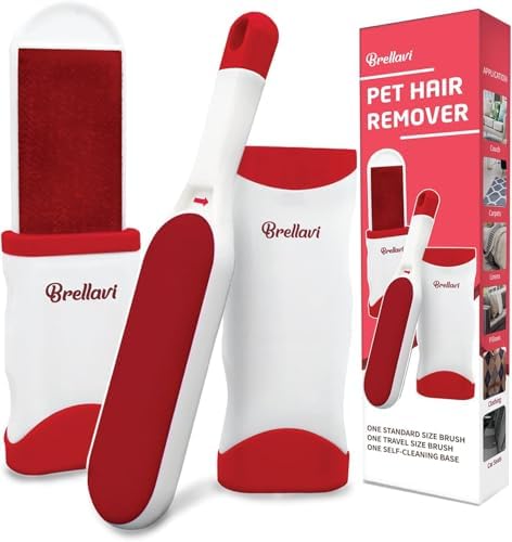 Pet Hair Remover: Reusable Dog Cat Lint Brush for Couch Furniture - 1 Pack