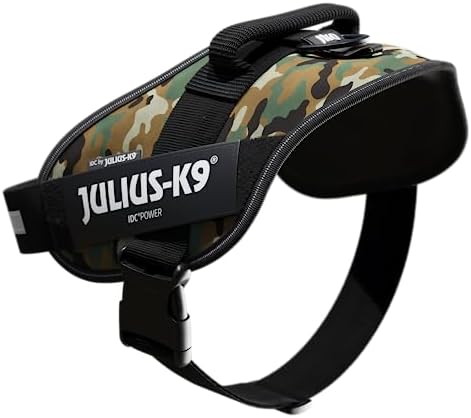Julius-K9, 16IDC-C-2, IDC Powerharness, Dog Harness, Size: 2, Camouflage