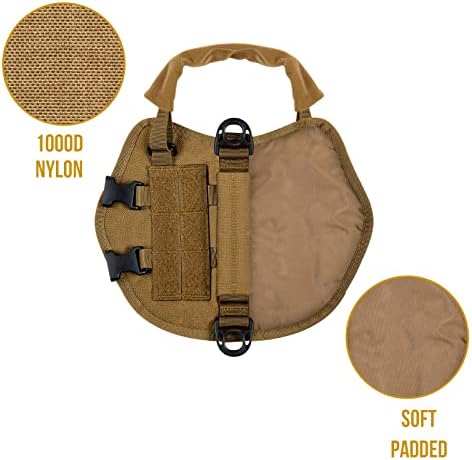 OneTigris Tactical Dog Harness XXS Puppy Vest with Vertical Handle