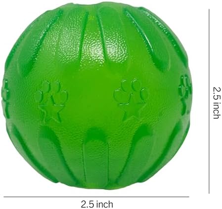 Starmark Treat Dispensing Chew Ball Tough Dog Toy Medium