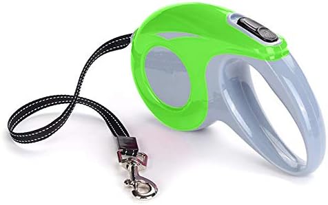 Security Retractable Dog LEASH 2019 16' Automatic Extendable Traction Rope For Small Medium Big Dogs（Green)