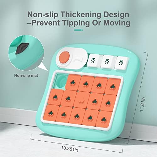 FOXMM Dog Puzzle Toys,Interactive Treat Puzzle Dog Toy for IQ Training
