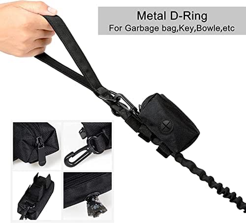 Tactical Dog Collar and Leash Set with Handle for Large Dogs