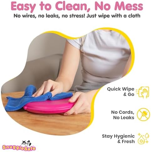 SnuggleSafe Microwave Pet Heating Disc, Heating Pad for Kittens & Cats