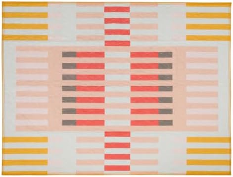 Lovewag Cat Litter Mat, Litter Box Mat, Guava Stripes, 36x48, 2 Pack