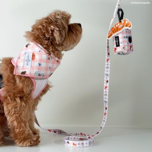 Lucy & Co. Croissant Poop Clip, Hands Free Dog Leash Waste Bag Holder Accessory