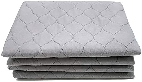 Jalousie 2 Pack 36" x 42" Reusable Dog Whelping Pad/Mat - Reusable Dog Pee Pad - Quilted Fast Absorbing Dog Training Pad Waterproof Puppy Training Pad Dog Housebreaking Absorption Pads