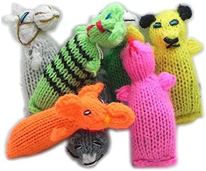 Barn Yarn Hand Knit Wool Cat Toy, Stuffed with Organic Catnip