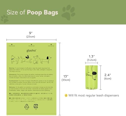 Poop Bags for Dogs, 600 Count, 30 Rolls, Lavender Scented